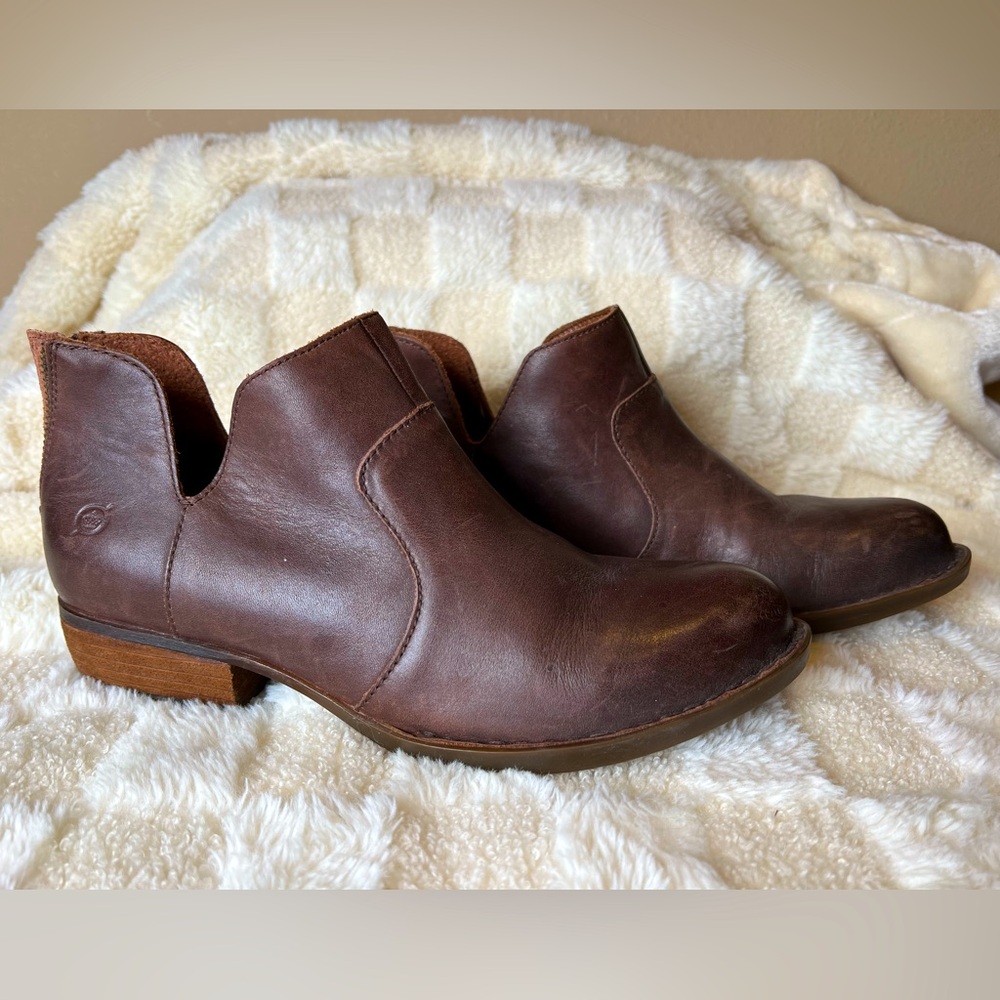 Born genuine leather boho ankle boots